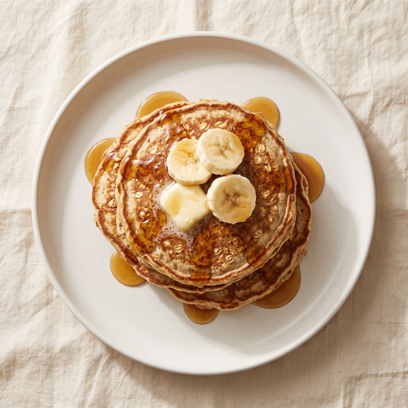 Banana Oat Pancakes