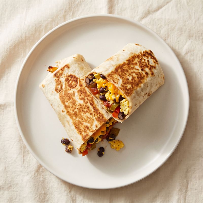 Black Bean Breakfast Burritos
