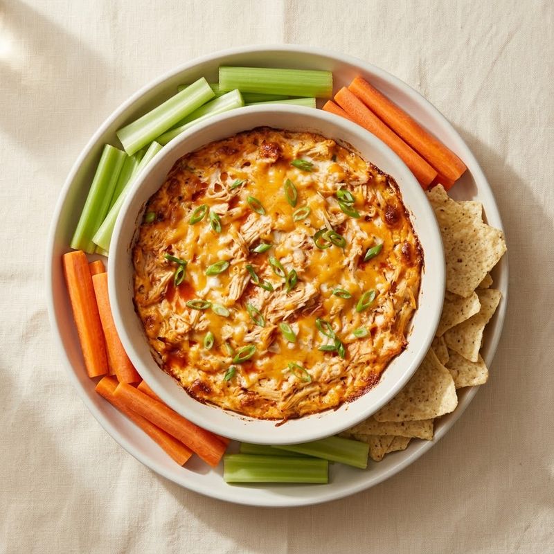 Baked Buffalo Chicken Dip