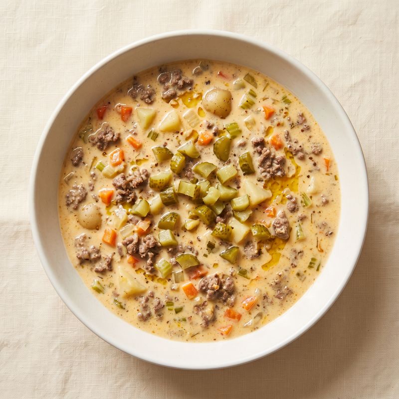Cheeseburger Soup