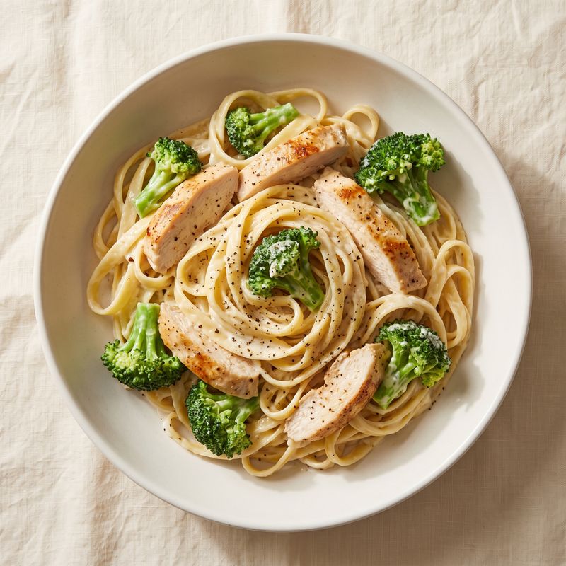 Chicken & Broccoli Fettuccine Alfredo