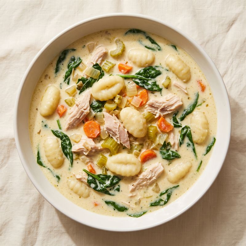Creamy Chicken Gnocchi Soup