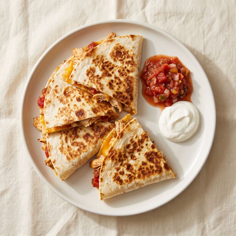 Chicken & Cheese Quesadillas