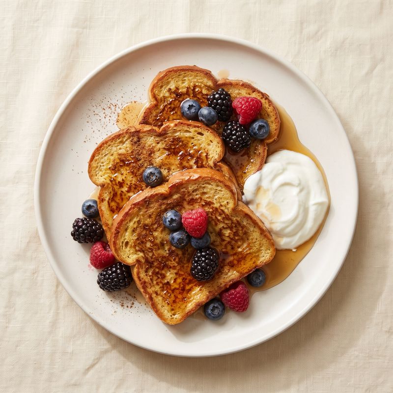 Cinnamon French Toast with Berries