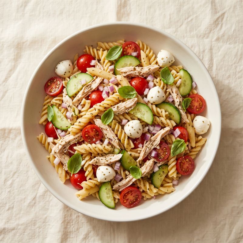 Italian Chicken Pasta Salad
