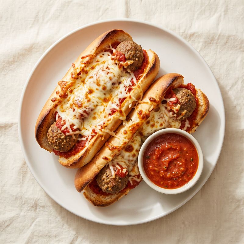 Baked Meatball Subs