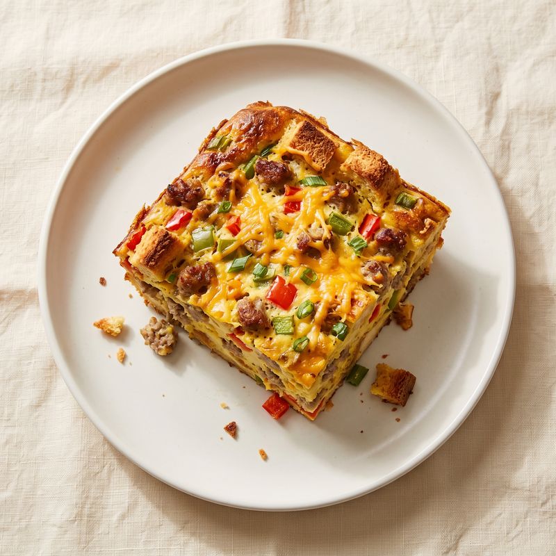 Make-Ahead Sausage & Cheese Breakfast Casserole